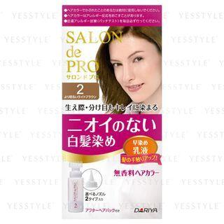 Dariya - Salon De Pro Hair Color Fast Dyeing Emulsion (#2 Brighter Light Brown) 1 Set