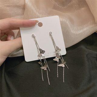 Butterfly Alloy Fringed Earring