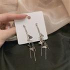 Butterfly Alloy Fringed Earring