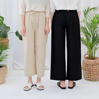 Drawcord Wide-leg Pants (petite/tall)