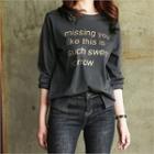 Lam  Letter-print T-shirt