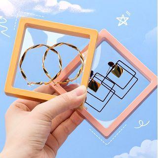 Set Of 3 / 5: Square Plastic Display Jewelry Box