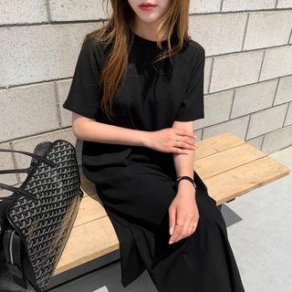 Crewneck Maxi T-shirt Dress