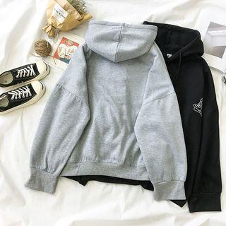 Figure Embroidery Hoodie