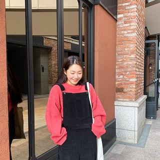 Corduroy Overall Pants