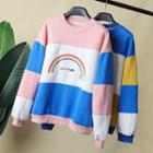Rainbow Embroidered Sweatshirt