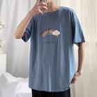 Rainbow Pattern Short-sleeve T-shirt