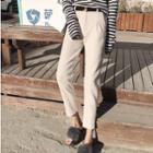 High-waist Slim-fit Dress Pants