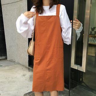 Dual Pocket Jumper Dress