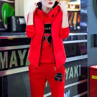 Set: Hoodie + Vest + Sweatpants