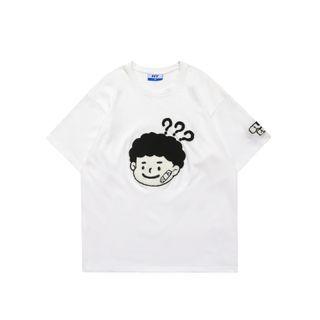 Short-sleeve Face Graphic T-shirt