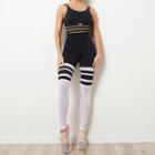 Set: Striped Sports Camisole Top + Yoga Pants