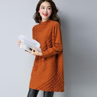 Fringe Sweater Dress