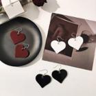 Acrylic Heart Drop Earring
