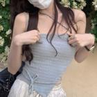 Halter Crinkle Camisole Top