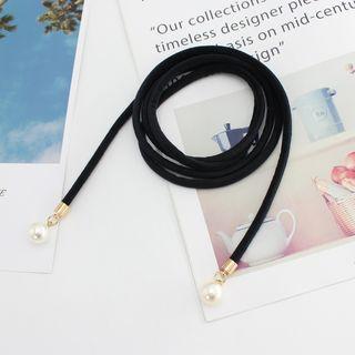 Faux Pearl String Belt