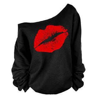 Off Shoulder Sweatshirt