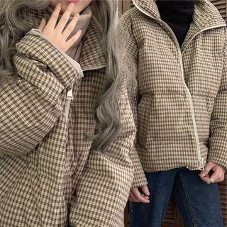 Check Puffer Jacket