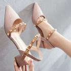 Low Heel Pointy Sandals