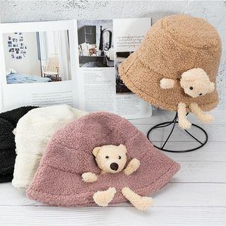 Chenille Bear Bucket Hat