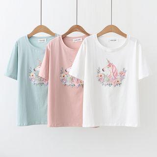 Cactus Embroidered Long Sleeve Shirt