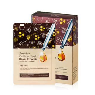 A.h.c - Premium Cotton Mask Royal Propolis Set 10pcs 28ml X 10pcs