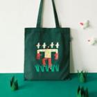 Canvas Scarecrow Tote Bag Light Edition - Green - One Size