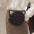 Tweed Cat Crossbody Bag
