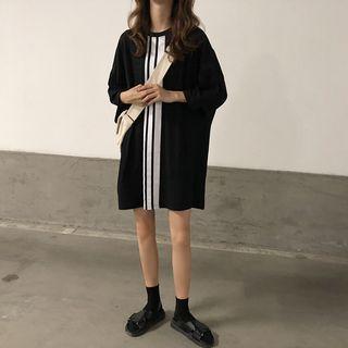 Loose-fit Short Sleeve T-shirt Dress