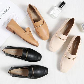 Metal Bar Loafers
