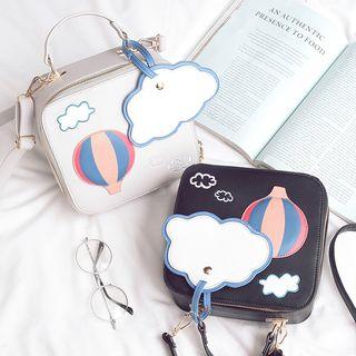 Balloon Applique Crossbody Box Bag