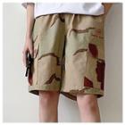 Camo Knee-length Cargo Shorts