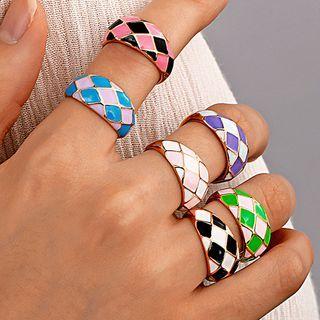 Argyle Glaze Alloy Ring