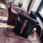 Tasseled Faux Leather Crossbody Bag