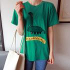 Sequined Dinosaur T-shirt