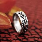 Couple Thorn Vine Embossed Sterling Silver Ring(for Women)