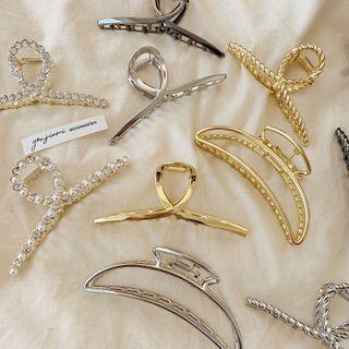 Embellished Metal Hair Clamp