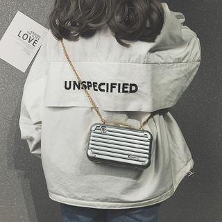 Box Crossbody Bag Silver - One Size