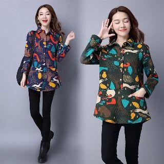 Printed Padded Blouse