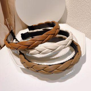 Woven Leather Headband