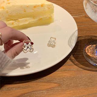 Bear Acrylic Alloy Earring