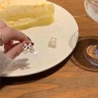 Bear Acrylic Alloy Earring