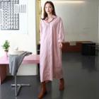 Boxy-fit Long Shirt Dress
