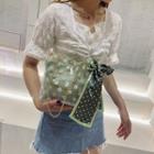 Set: Dotted Handbag + Pouch