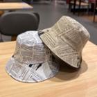 Newspaper Print Bucket Hat