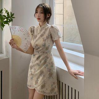 Short-sleeve Floral Qipao (various Designs)