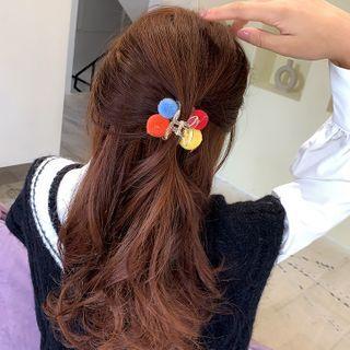 Fluffy Ball Hair Clip