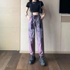 Short-sleeve Cropped T-shirt / Sweatpants / Set