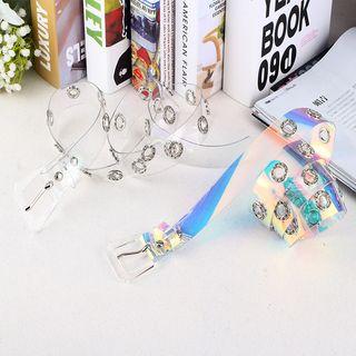 Transparent / Iridescent Pvc Belt
