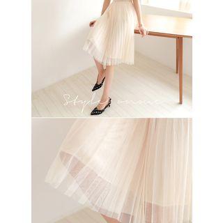 Midi Tulle Skirt In 3 Colors